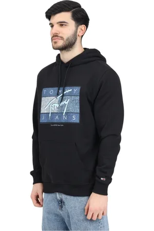 Tommy Hilfiger Hombre, Sudaderas, Negro, Talla: 2XL
