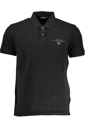 Napapijri Hombre, Camisetas, Negro, Talla: M