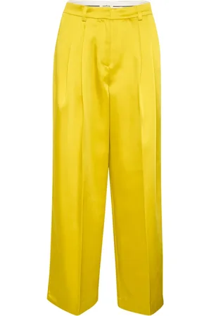 Soaked in Luxury Mujer, Pantalones, Amarillo, Talla: XS