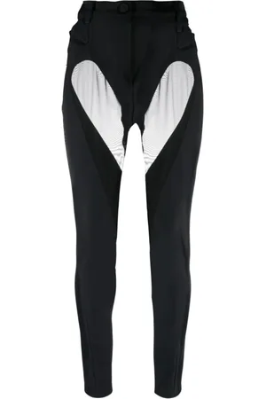 MUGLER Mujer, Pantalones, Negro, Talla: M