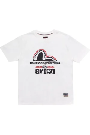 Evisu Hombre, Camisetas, Blanco, Talla: XL