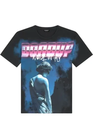 Dondup Hombre, Camisetas, Negro, Talla: L