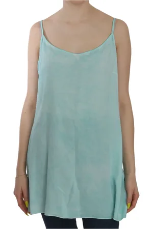 ERMANNO SCERVINO Mujer, Camisetas, Azul, Talla: L