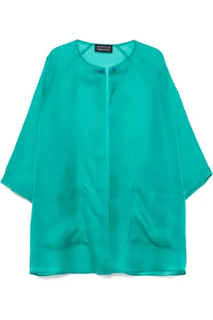 GIANLUCA CAPANNOLO Mujer, Abrigos, Azul, Talla: M