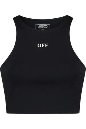 OFF-WHITE Mujer, Camisetas, Negro, Talla: S