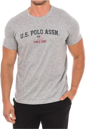 U.S. Polo Assn. Hombre, Camisetas, Gris, Talla: 2XL