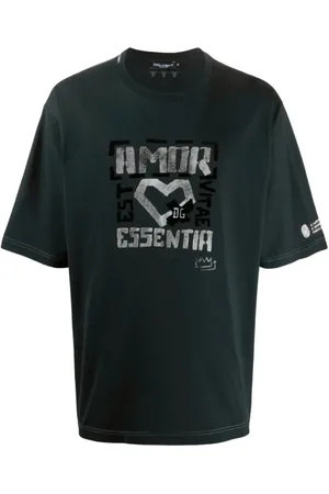 Dolce & Gabbana Hombre, Camisetas, Negro, Talla: XL