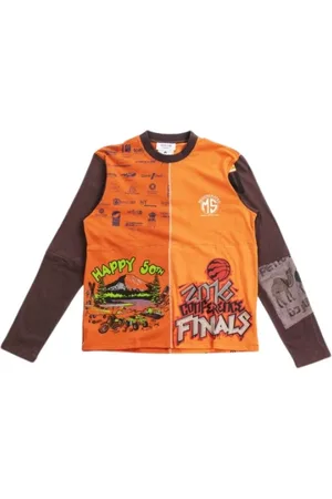 Marine Serre Hombre, Chaquetas, Naranja, Talla: M
