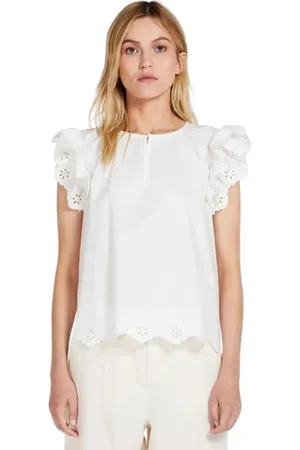 Max Mara Mujer, Blusas y Camisas, Blanco, Talla: M