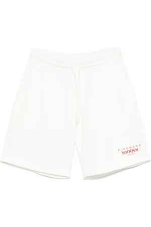 John Richmond Hombre, Pantalones cortos, Blanco, Talla: M