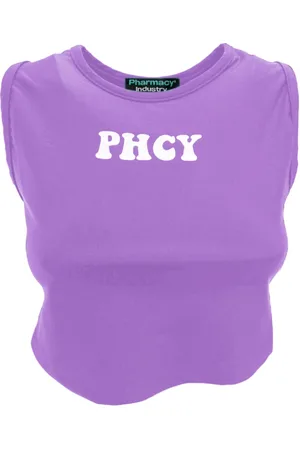 PHARMACY INDUSTRY Mujer, Camisetas, Púrpura, Talla: L