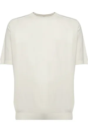 ELEVENTY Hombre, Camisetas, Blanco, Talla: L