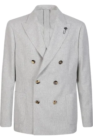 LARDINI Hombre, Chaquetas, Gris, Talla: L