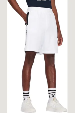 Armani Exchange Hombre, Pantalones cortos, Blanco, Talla: L