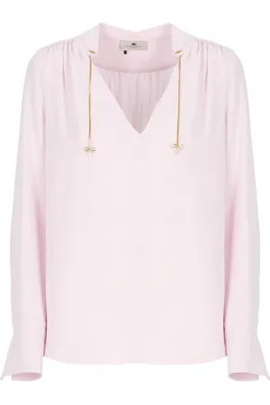 Elisabetta Franchi Mujer, Blusas y Camisas, Rosa, Talla: L