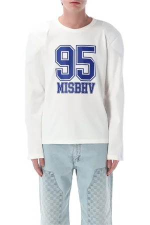 MISBHV Hombre, Camisetas, Blanco, Talla: L