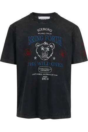 Iceberg Hombre, Camisetas, Negro, Talla: XL