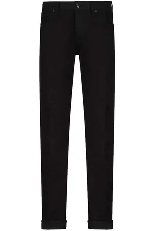 Emporio Armani Hombre, Pantalones, Negro, Talla: W33 L32