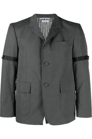 Thom Browne Hombre, Chaquetas, Gris, Talla: L