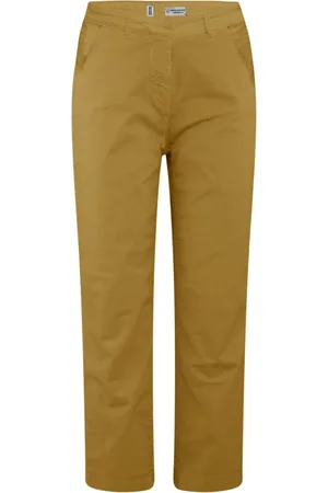 Bomboogie Mujer, Pantalones, Amarillo, Talla: 2XS