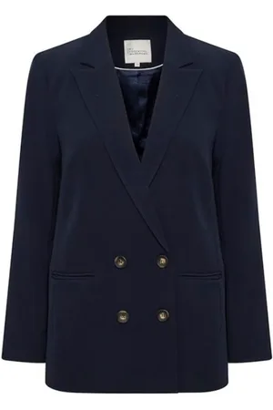 My Essential Wardrobe Mujer, Chaquetas, Azul, Talla: 2XL