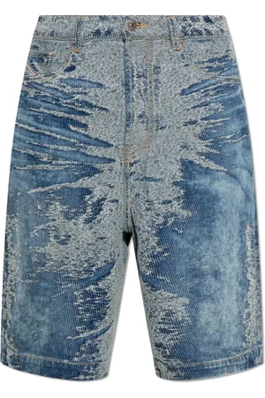 Diesel Hombre, Pantalones cortos, Azul, Talla: W31