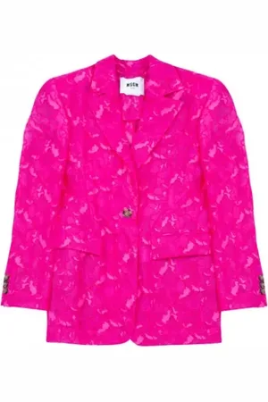 Msgm Mujer, Chaquetas, Rosa, Talla: S
