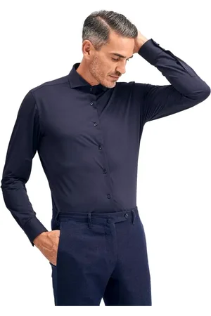Xacus Hombre, Camisas, Azul, Talla: L