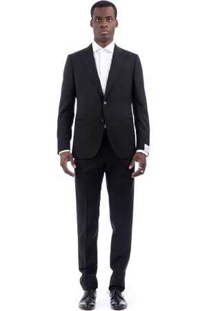 CARUSO Hombre, Trajes, Negro, Talla: S