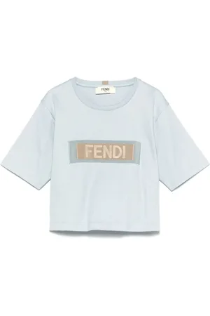 Fendi Mujer, Camisetas, Azul, Talla: M