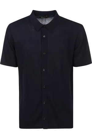 Roberto Collina Hombre, Camisas, Azul, Talla: L