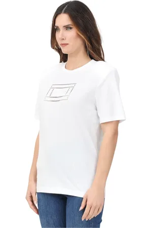 Elisabetta Franchi Mujer, Camisetas, Blanco, Talla: L