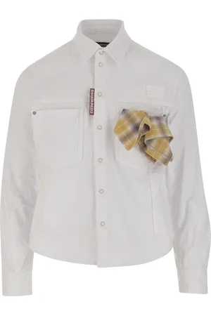 Dsquared2 Hombre, Camisas, Blanco, Talla: L