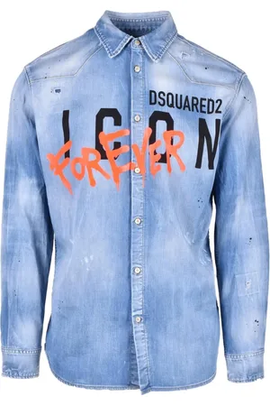Dsquared2 Hombre, Camisas, Azul, Talla: L