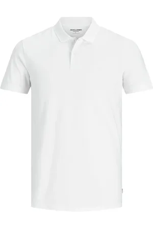 JACK & JONES Hombre, Camisetas, Blanco, Talla: S
