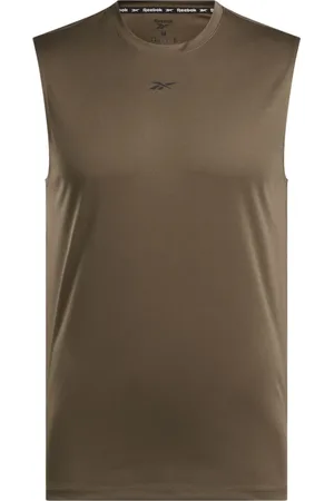 Reebok Hombre, Camisetas, Verde, Talla: S