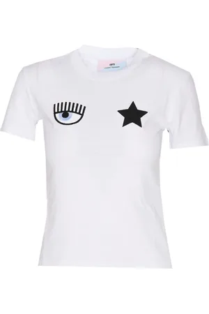 Chiara Ferragni Mujer, Camisetas, Blanco, Talla: S