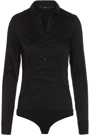 VERO MODA Mujer, Camisetas, Negro, Talla: M