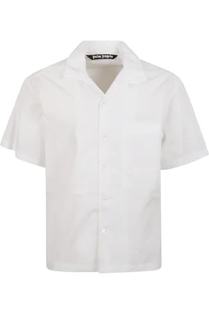 Palm Angels Hombre, Camisas, Blanco, Talla: S