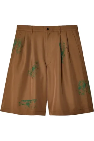 Comme des Garçons Hombre, Pantalones cortos, Marrón, Talla: M