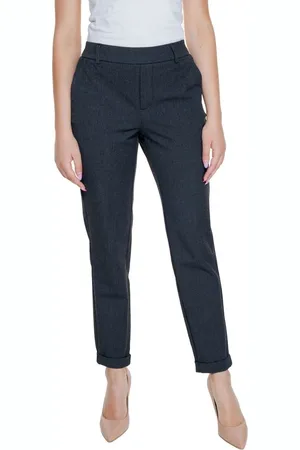 VERO MODA Mujer, Pantalones, Gris, Talla: XS L32