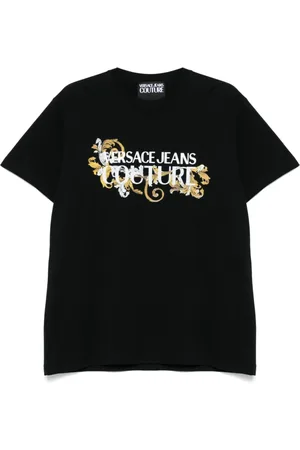 VERSACE Hombre, Camisetas, Negro, Talla: M