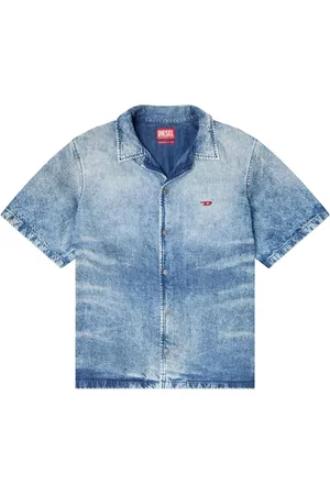 Diesel Hombre, Camisas, Azul, Talla: S