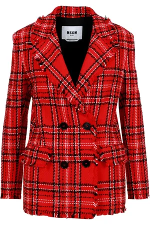 Msgm Mujer, Chaquetas, Rojo, Talla: S