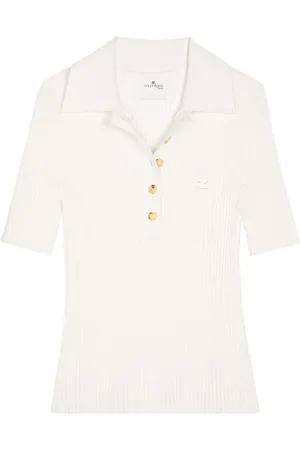Courrèges Mujer, Camisetas, Blanco, Talla: S