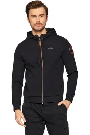 Aeronautica Militare Hombre, Sudaderas, Negro, Talla: M