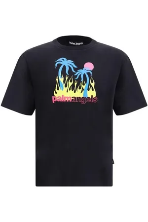 Palm Angels Hombre, Camisetas, Negro, Talla: XL