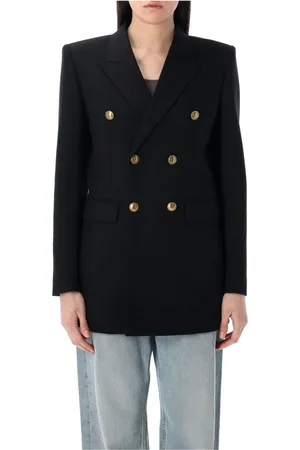 Saint Laurent Mujer, Chaquetas, Negro, Talla: M