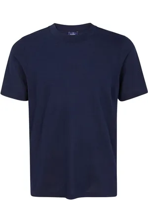 BARBA Hombre, Camisetas, Azul, Talla: L