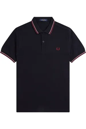 Fred Perry Hombre, Camisetas, Azul, Talla: M